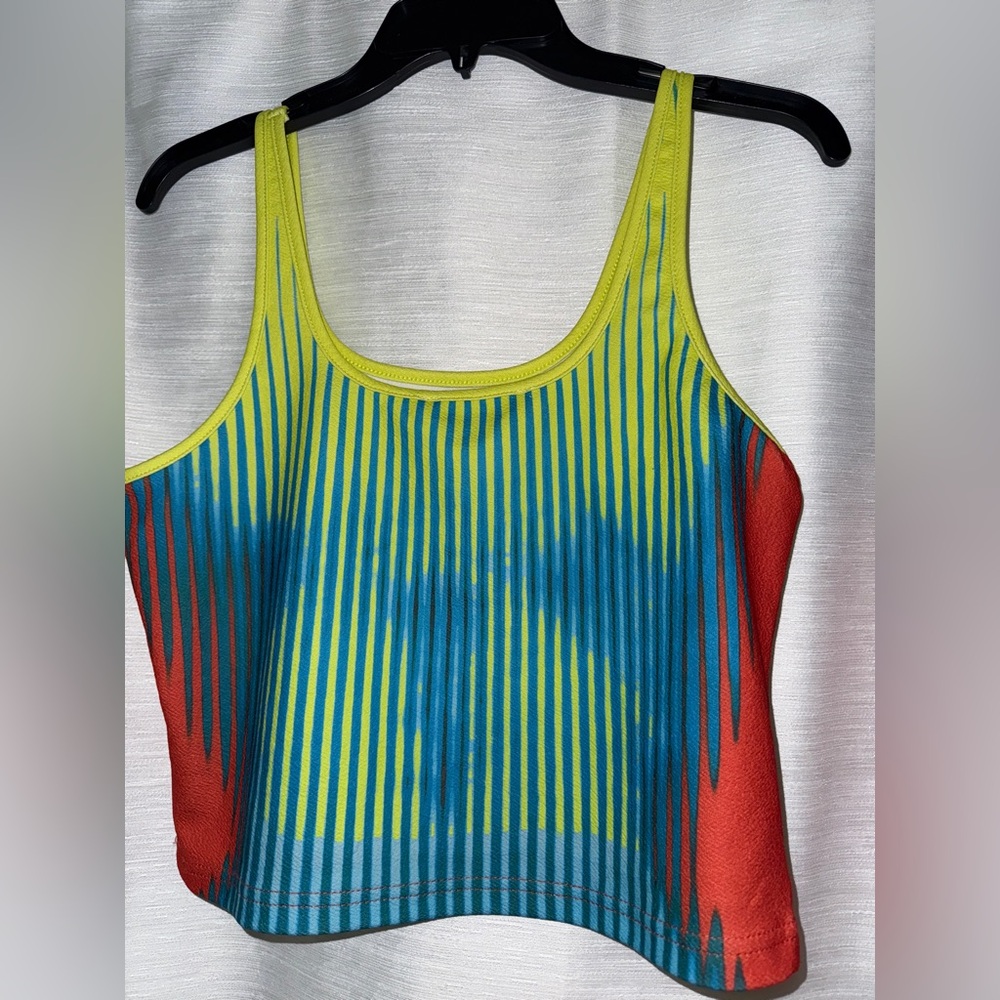 Nichole Lynel Vibrant Multicolor Body Scan Tank Top & Pants 2 Piece Set - Size L - Picture 6 of 10